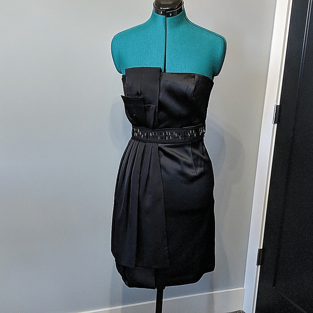 **Max and Cleo** Strapless Little Black Dress